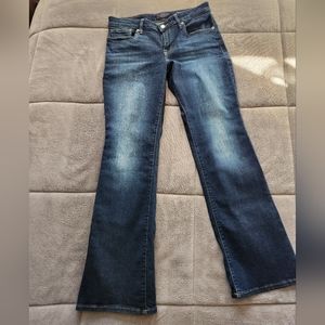 Lucky Brand Low Rise Boot Lolita Jeans, Ladies Size 12, Dark Wash